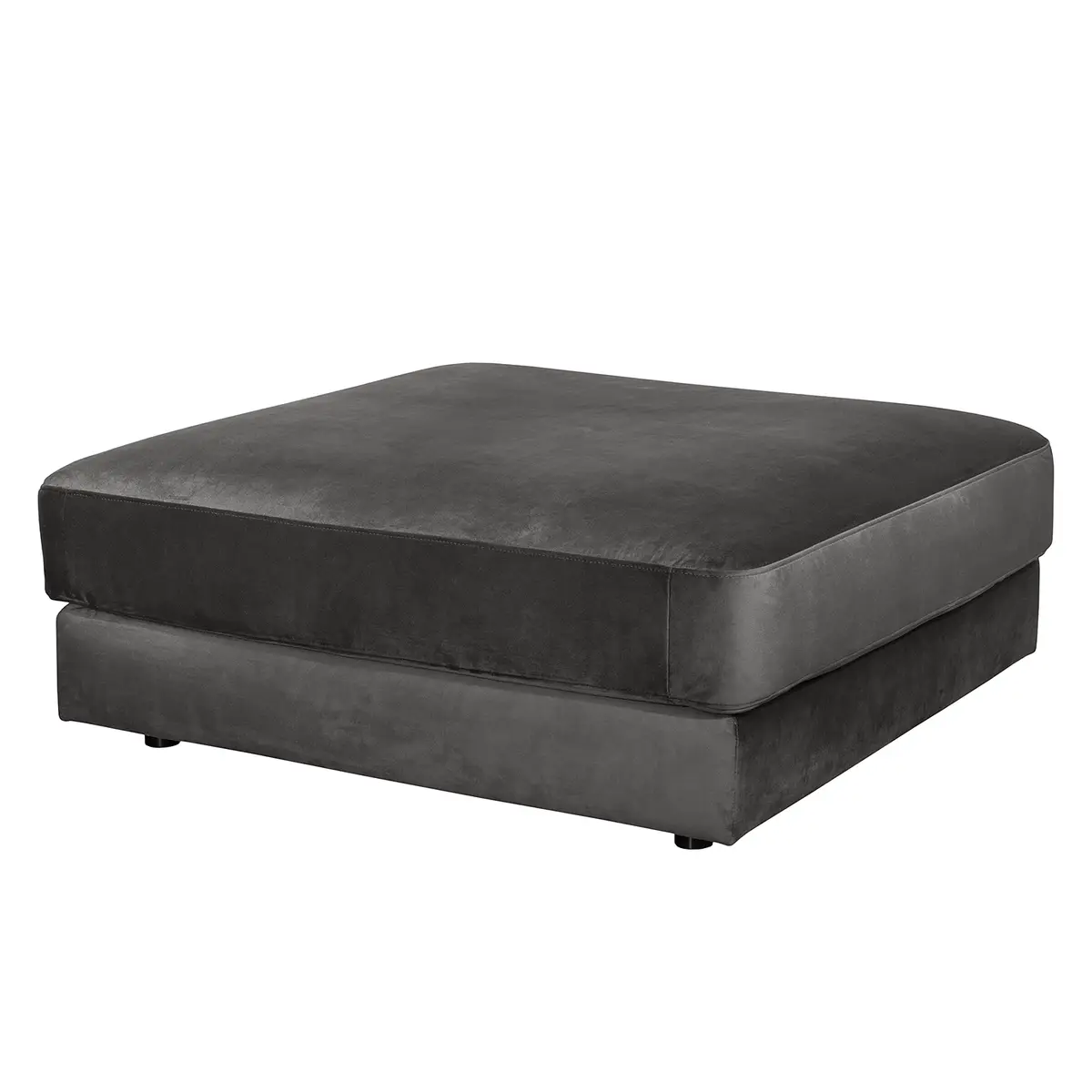 Polsterhocker Oakey I | Grau