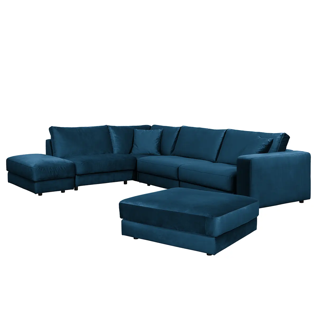 Ecksofa Oakey | Blau