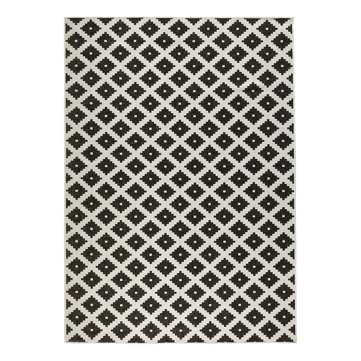 In-/Outdoorteppich Nizza | Schwarz