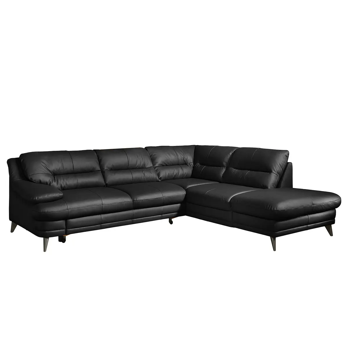 Ecksofa Lutz II | Schwarz