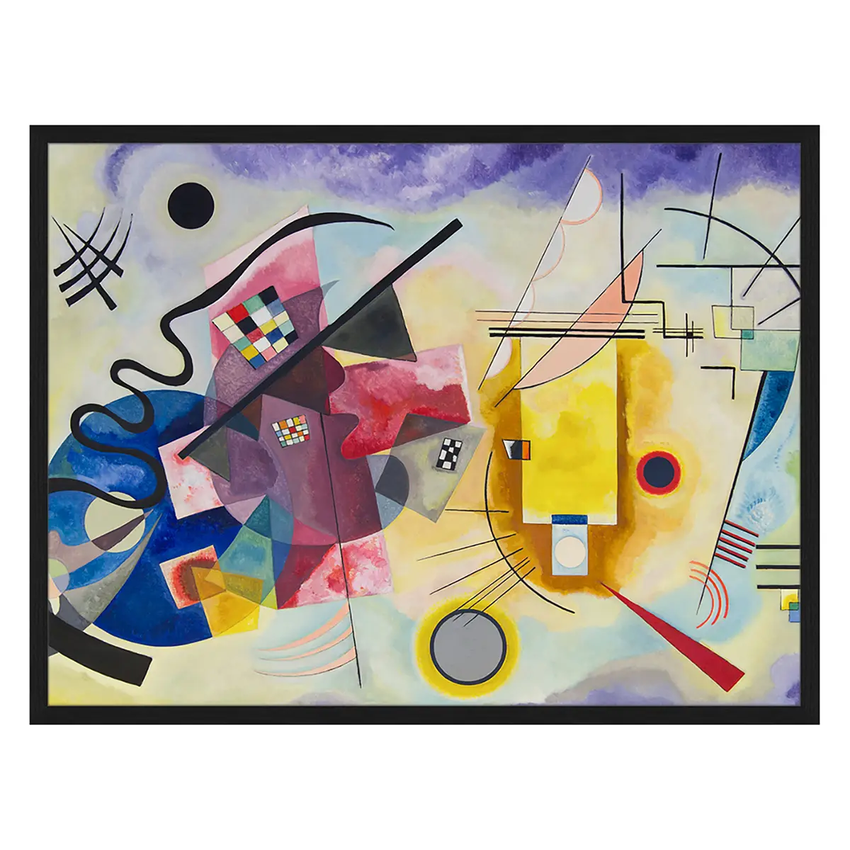 Bild Yellow-Red-Blue | Mehrfarbig