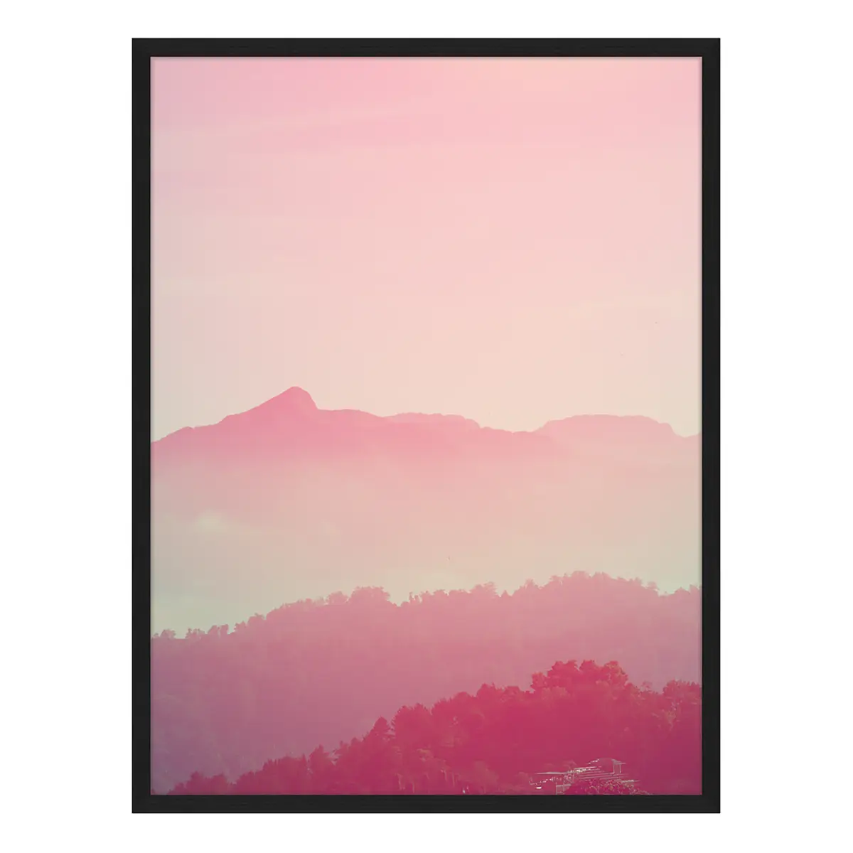Bild Sunrise over mountains | Mehrfarbig