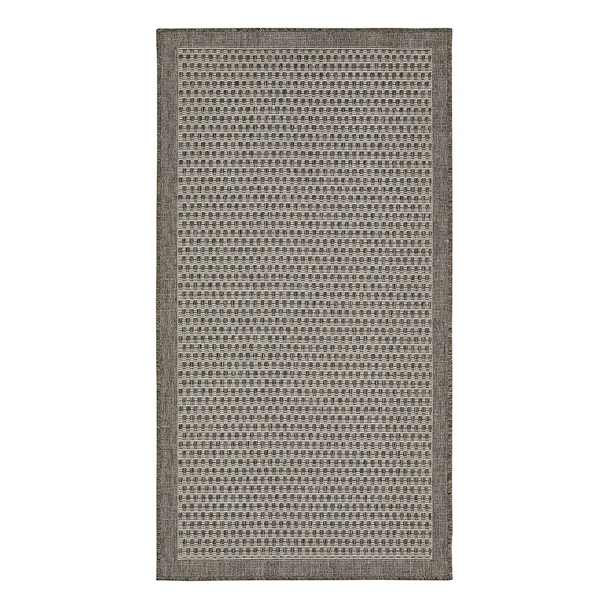 In-/Outdoorteppich Savannah I Braun/Braun Webstoff 80 x 150cm