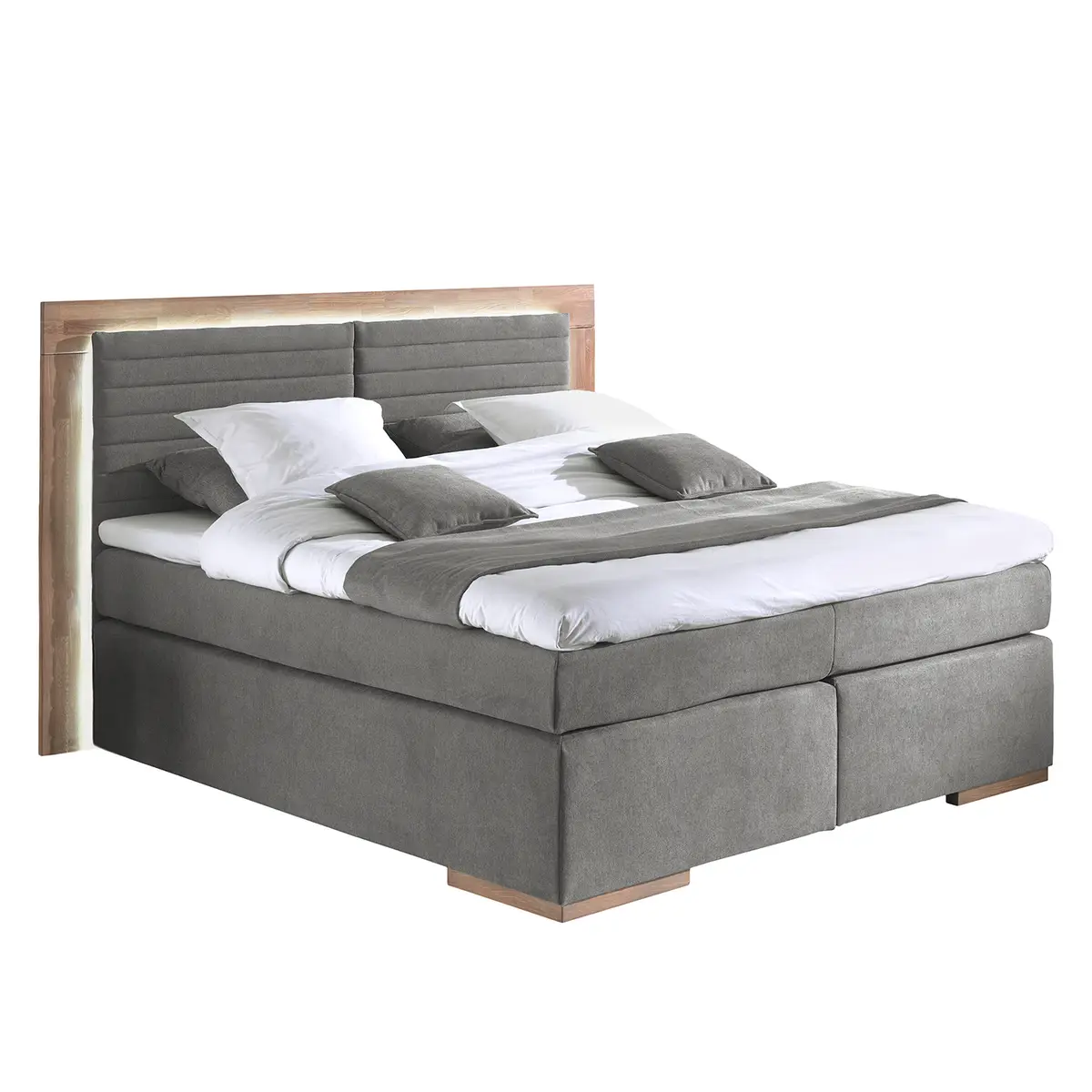 Boxspringbett Marcel I | Grau