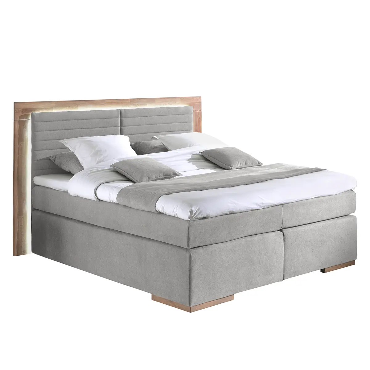 Boxspringbett Marcel I | Grau