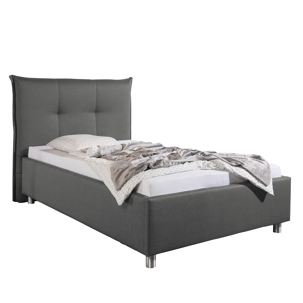 Polsterbett Glenfield | Grau