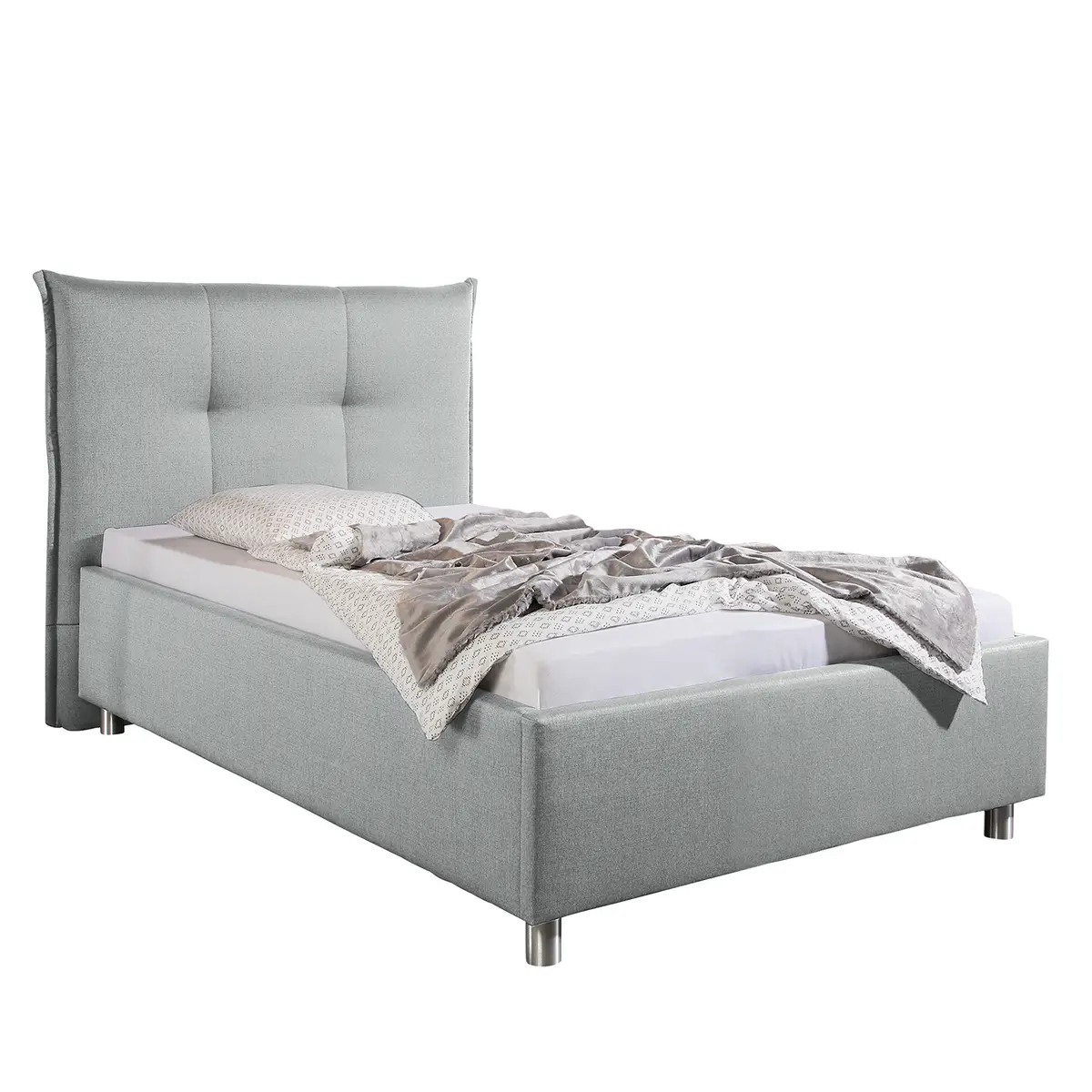 Polsterbett Glenfield | Grau