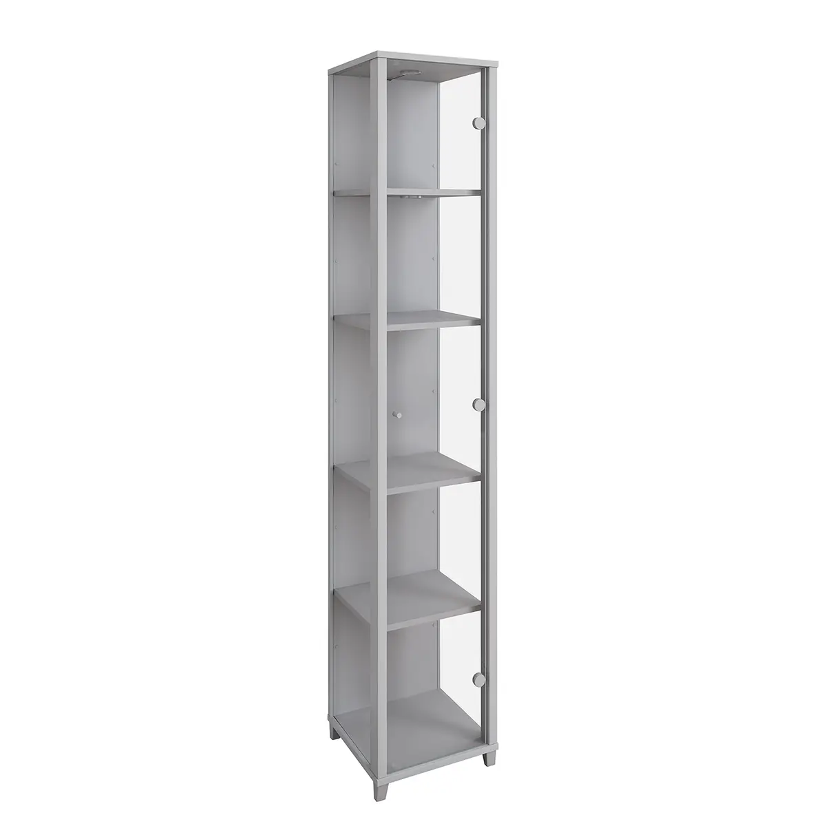 Vitrinenschrank 32cm Silber/Silber | Silber