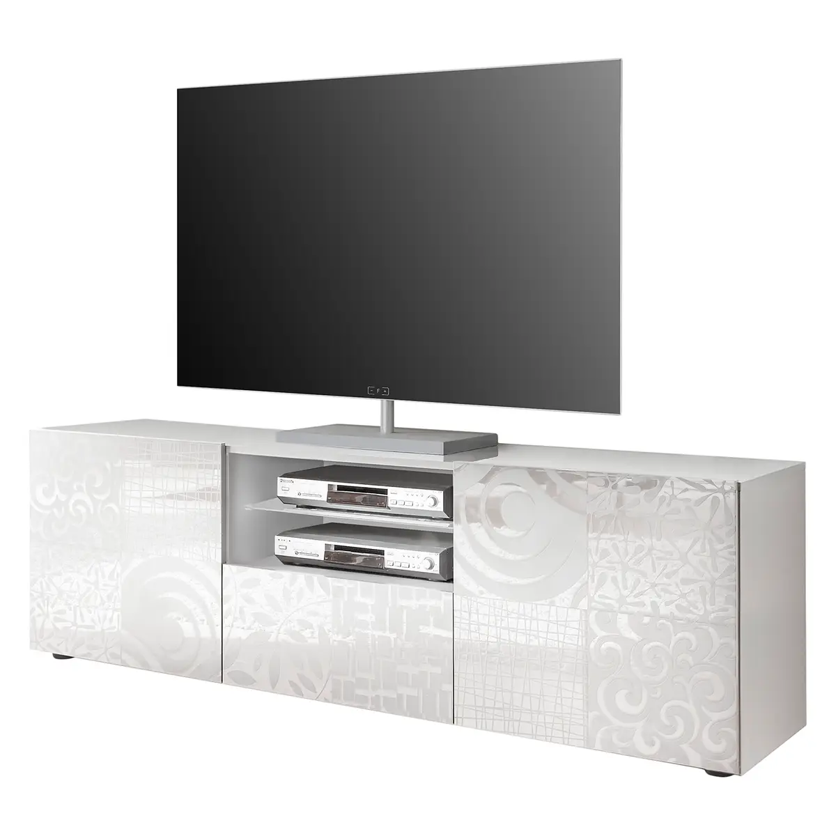 TV-Lowboard Miro | Weiß