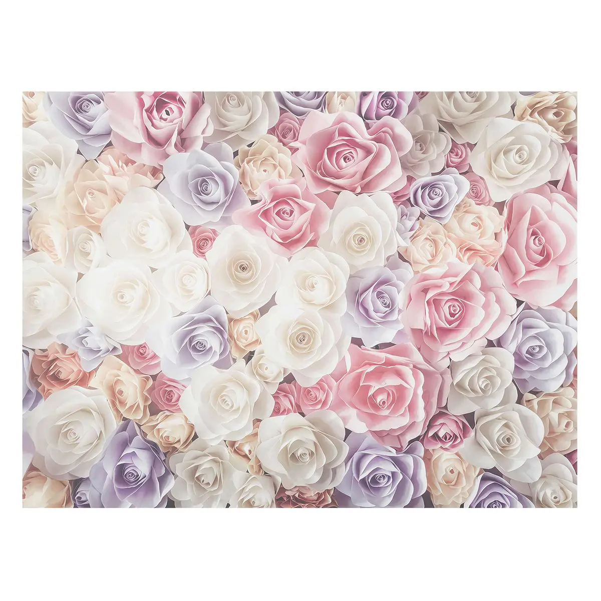 Bild Pastell Paper Art Rosen | Mehrfarbig