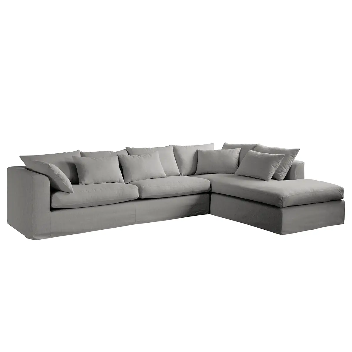 Ecksofa Breves | Grau