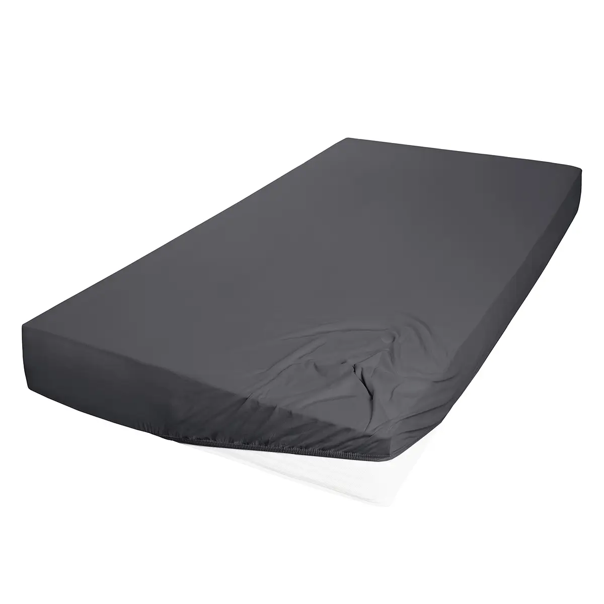 Bio-Mako-Feinjersey-Spannbetttuch | Grau