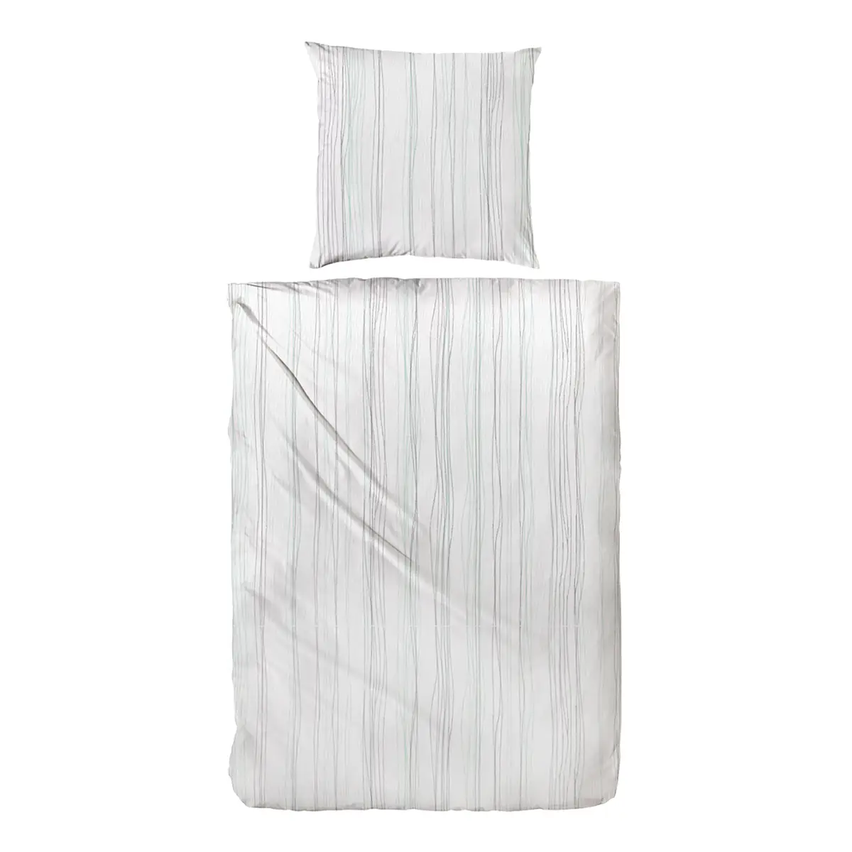 Bio-Crepe-Bettwäsche Stripes | Mehrfarbig