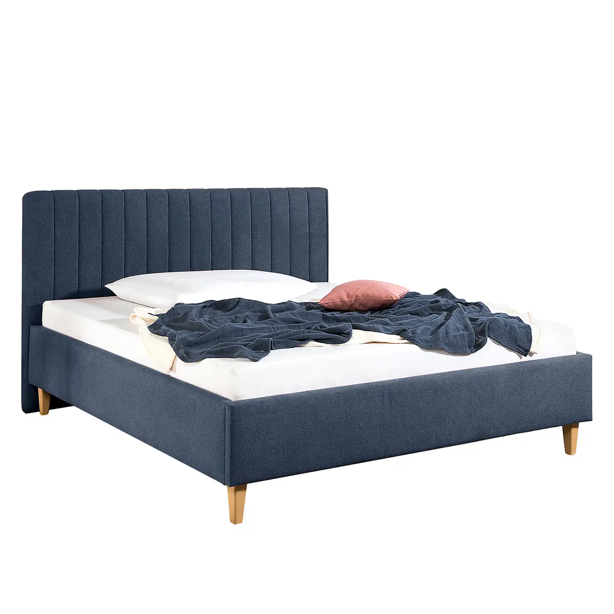 Polsterbett Balvano 140 x 200cm | Blau