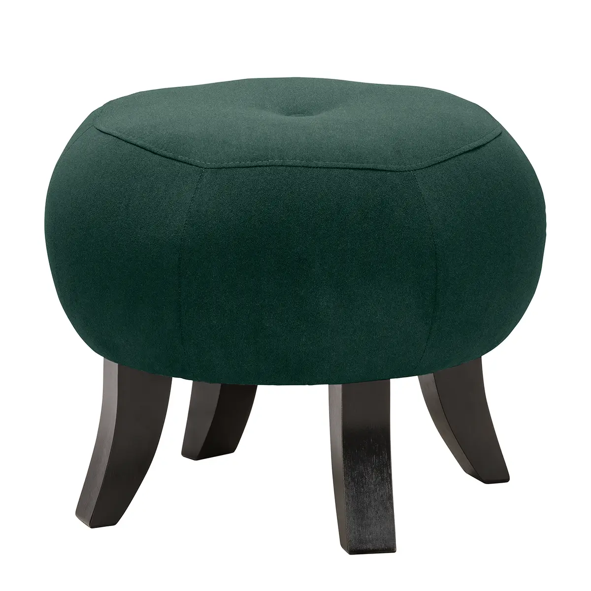 home24 Polsterhocker Leke | Blau