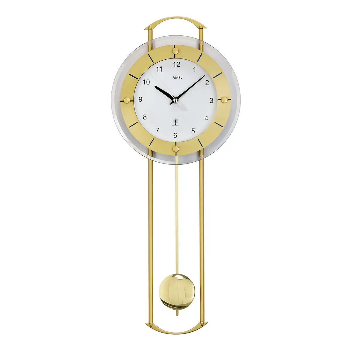 Pendelwanduhr City Bell | Metall