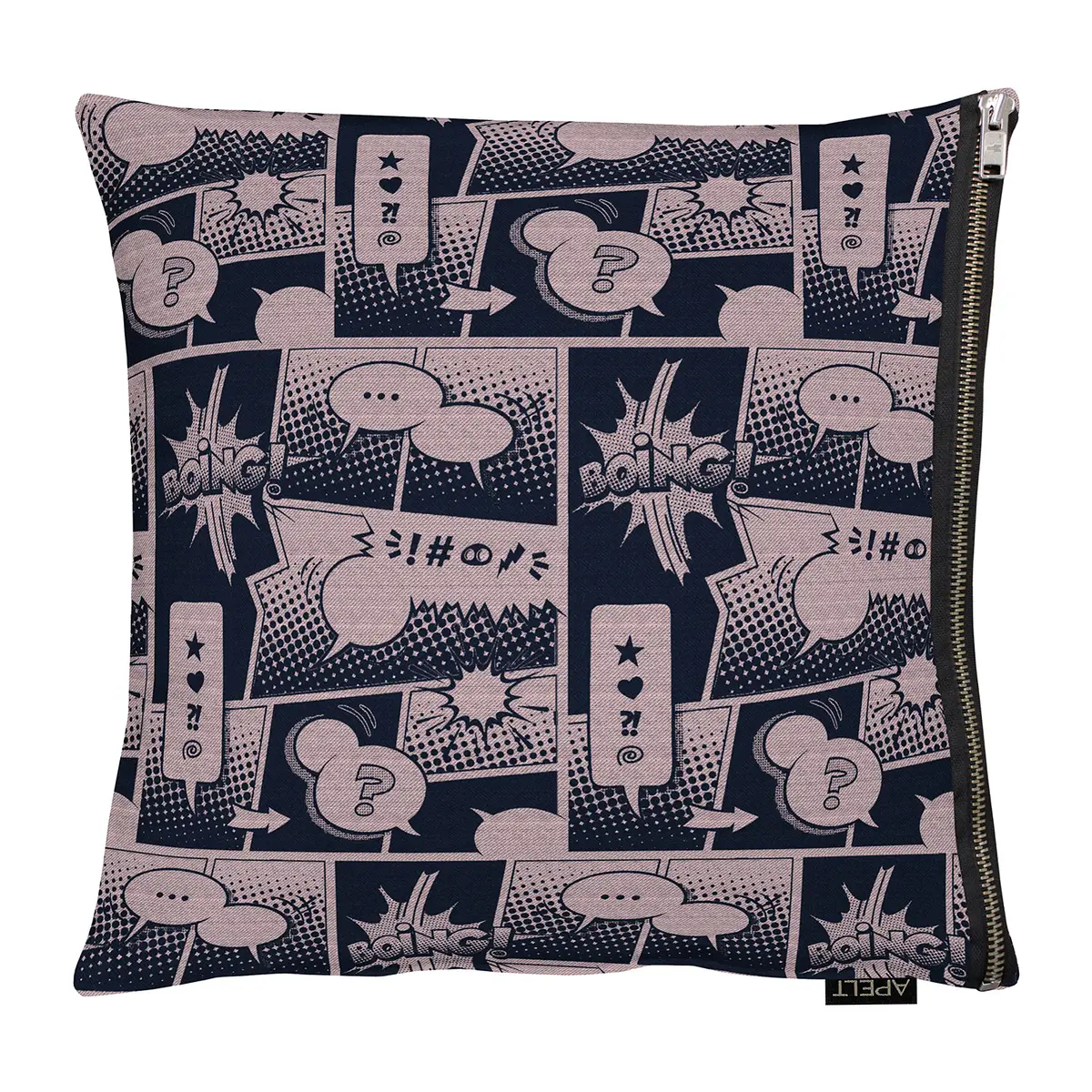 Dekokissen Comic Pink/Altrosa 45 x 45cm | Rosa