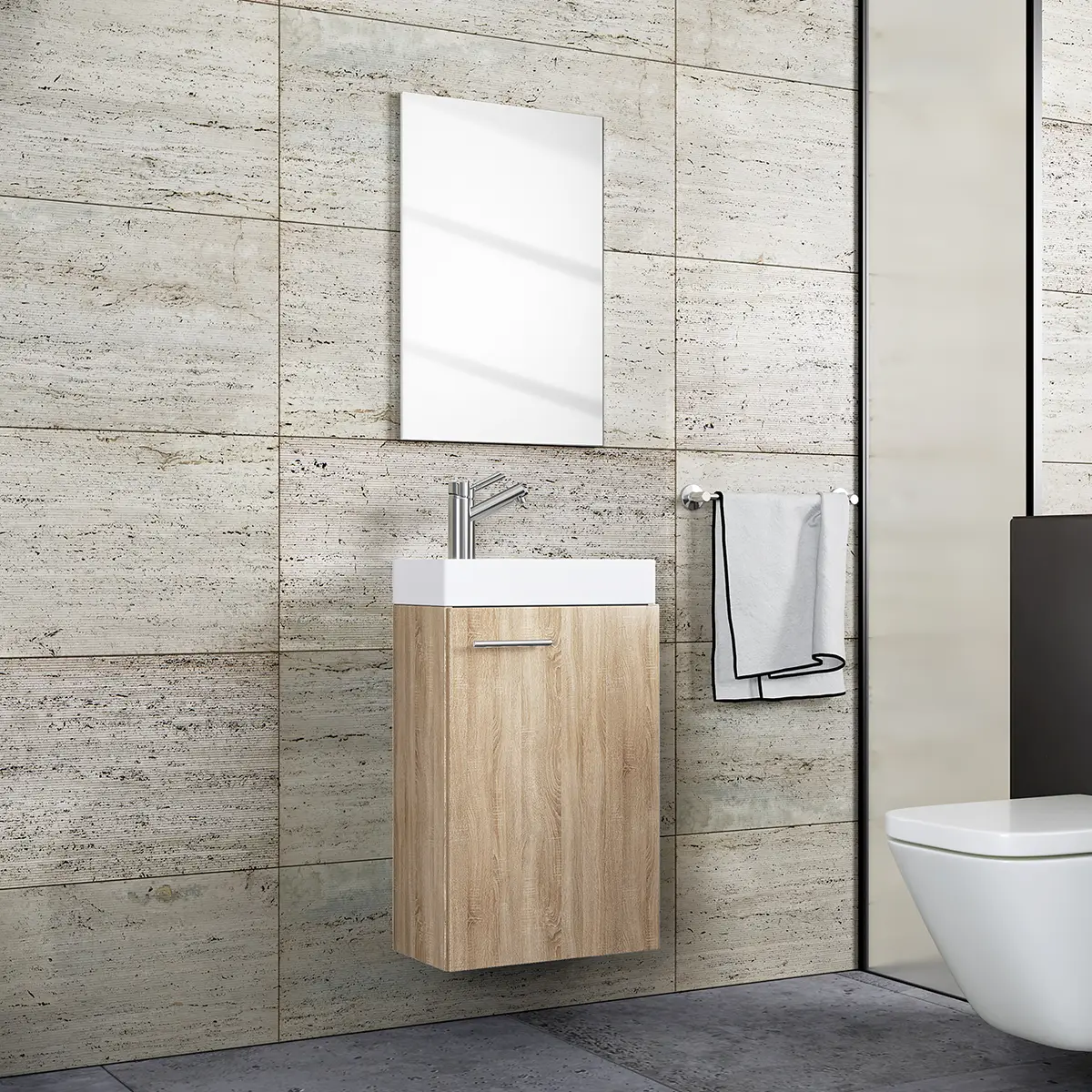 Badezimmerset Slito I 3-teilig | Braun