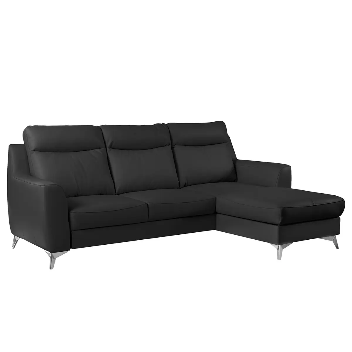 Ecksofa Navarro | Schwarz