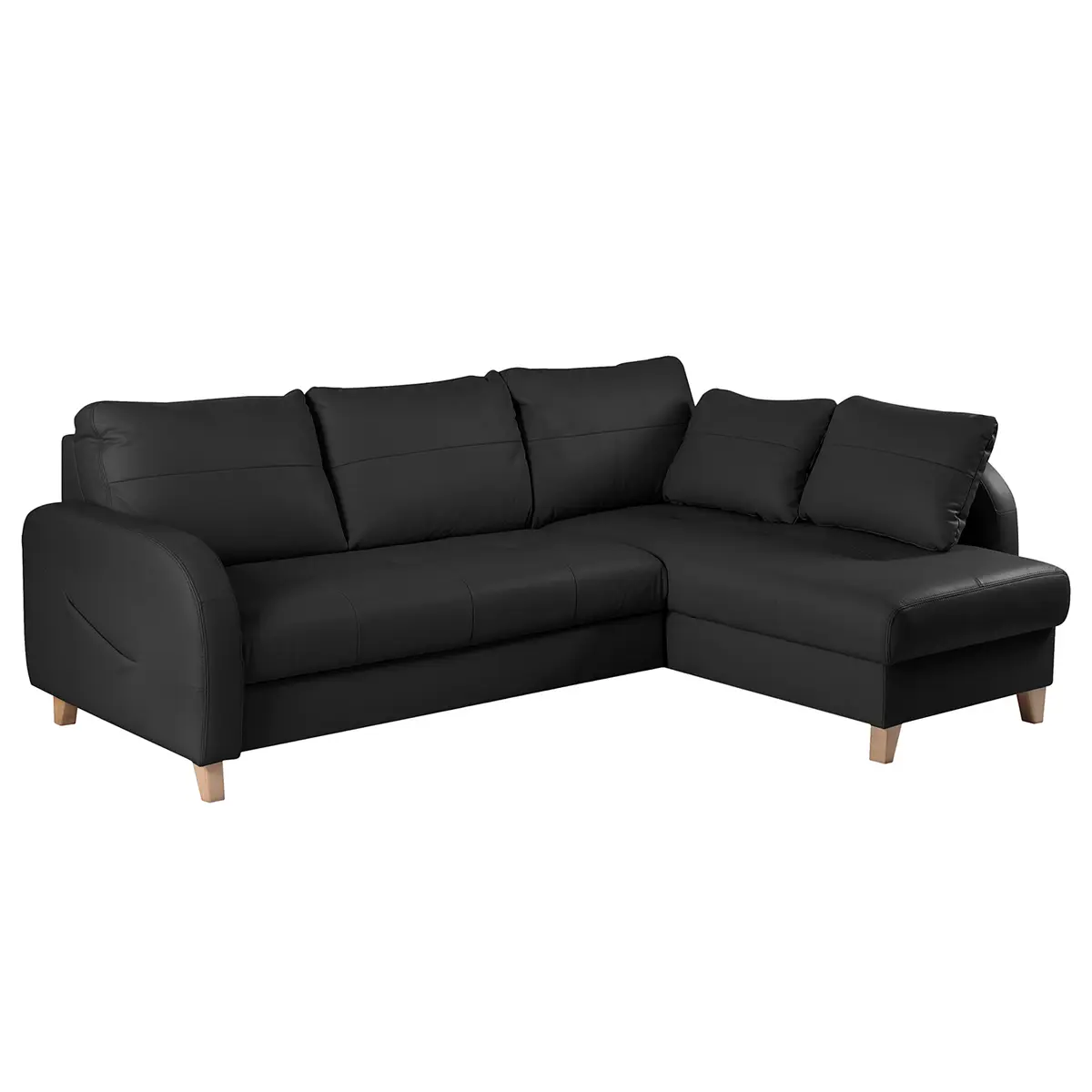 Ecksofa Monserrat | Schwarz