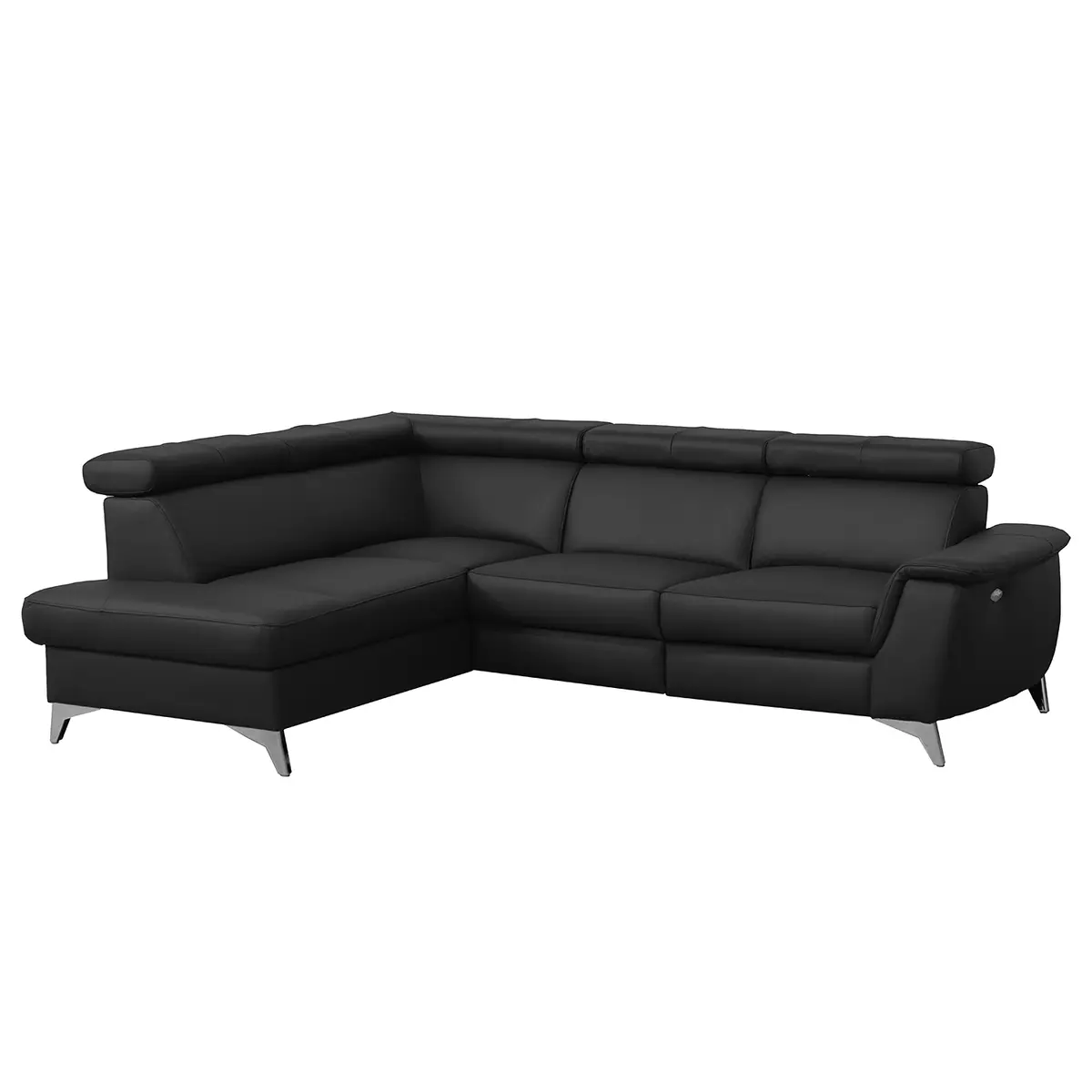 Ecksofa Lobos | Schwarz