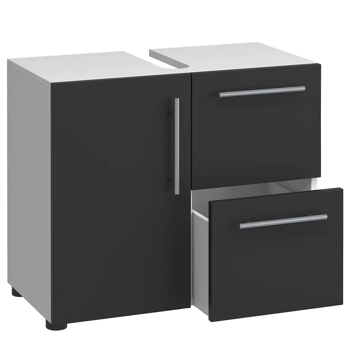 Waschbeckenunterschrank Flandu | Weiß