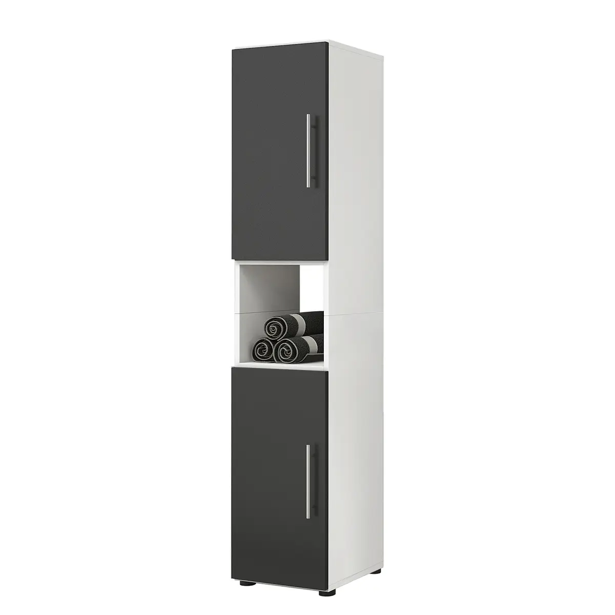 Hochschrank Flandu | Weiß