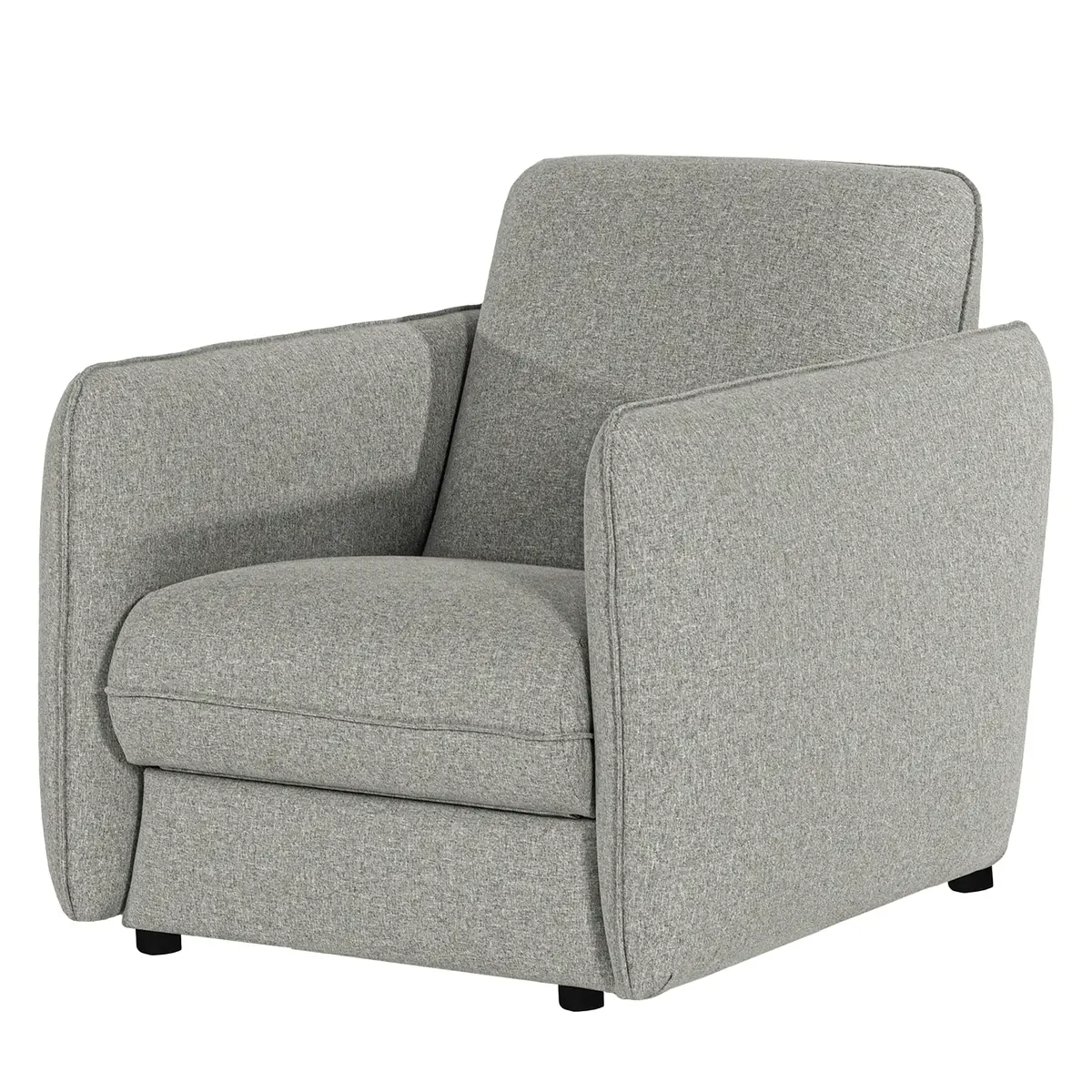 Sessel Kayla I Grau/Lichtgrau Webstoff Voer | Grau