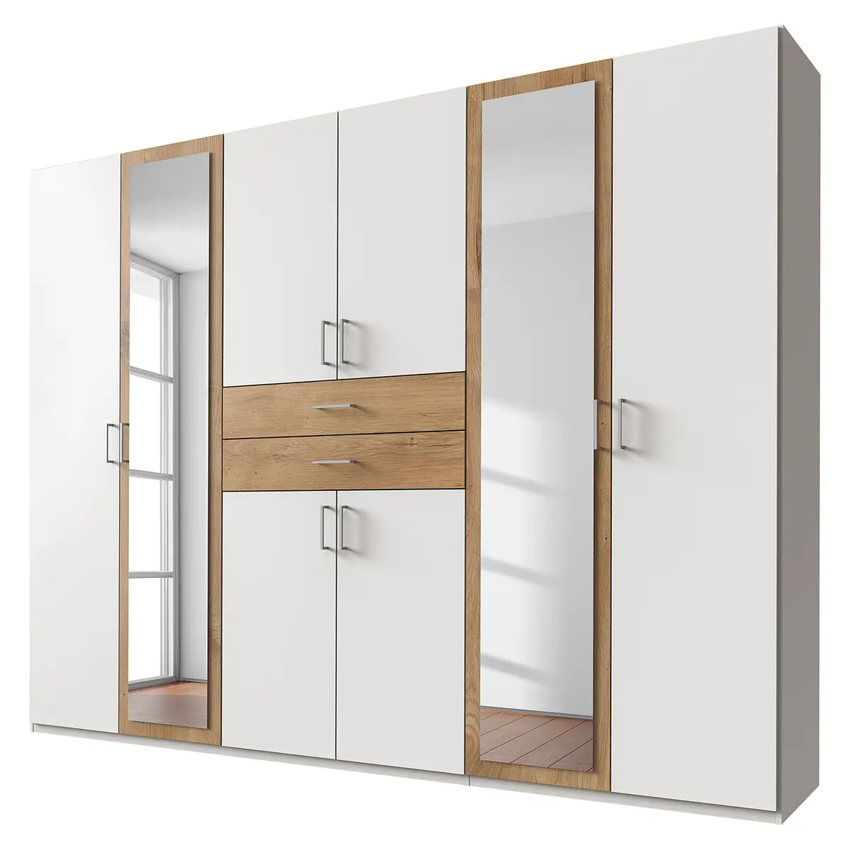 Drehtürenschrank 270cm | Braun