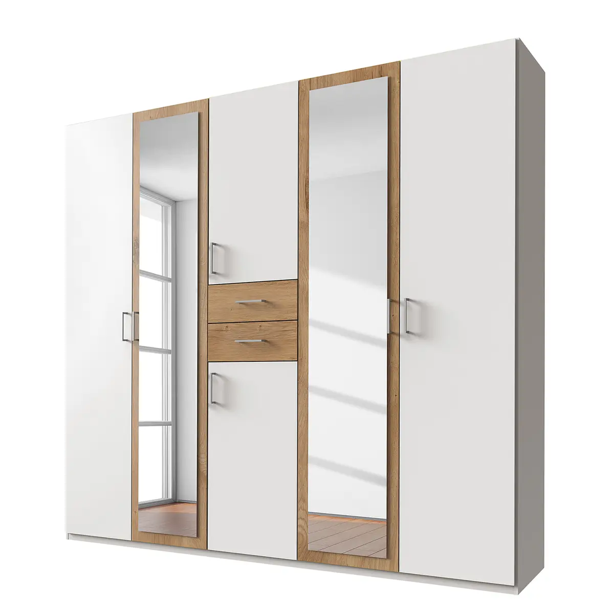 Drehtürenschrank 225cm | Mehrfarbig