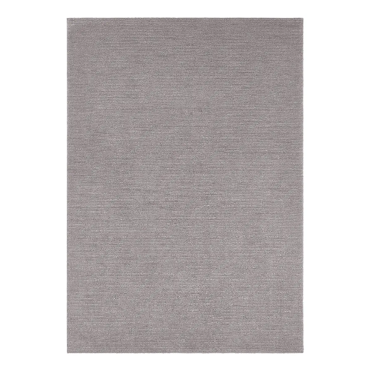Kurzflorteppich Supersoft Grau/Rauchgrau 200 x 290cm Webstoff