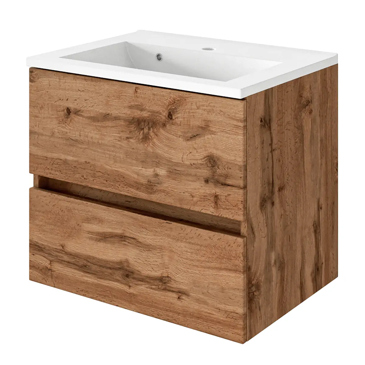 Waschtisch Tira 60cm Braun/Wotaneiche Dekor | Braun