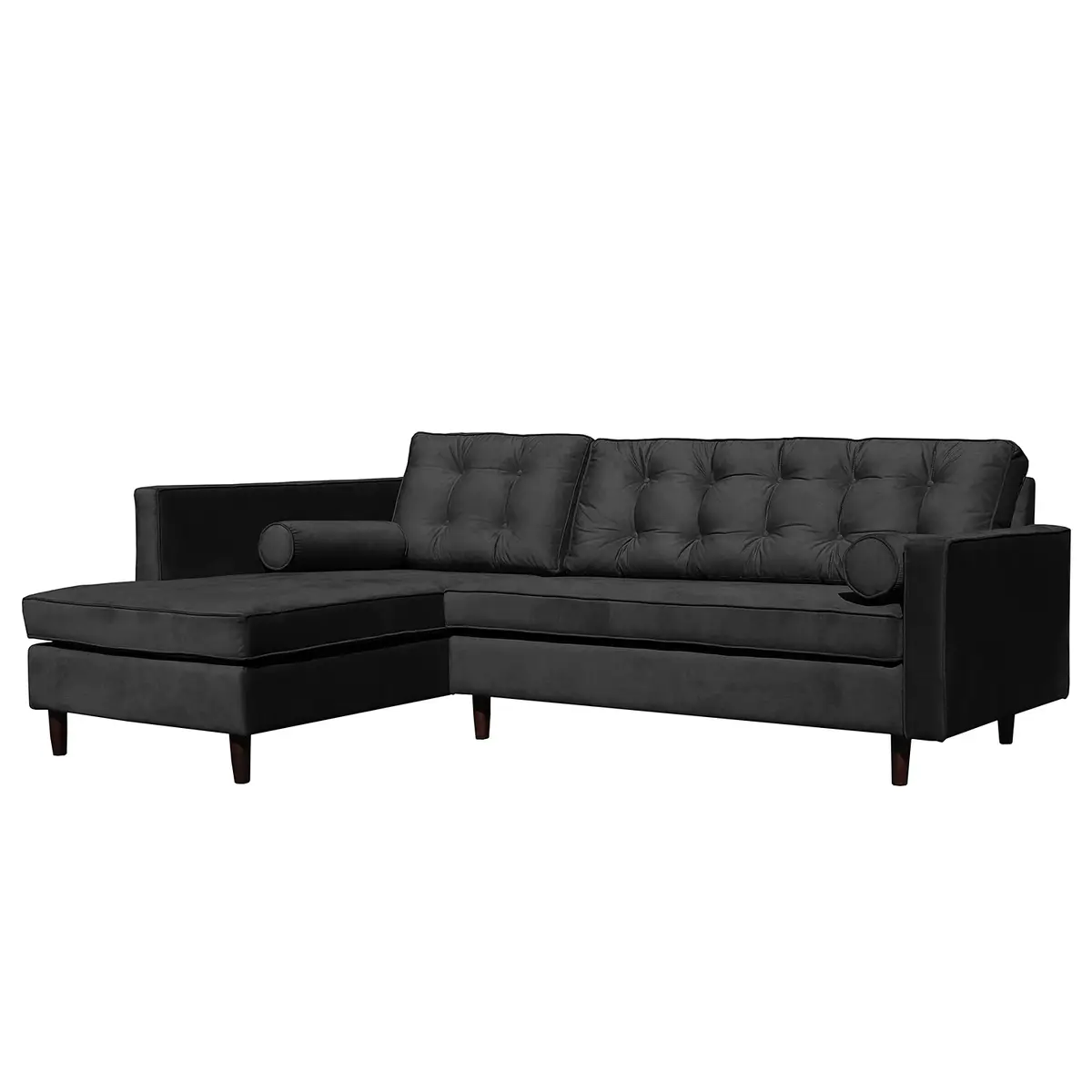 Ecksofa Kosula | Schwarz