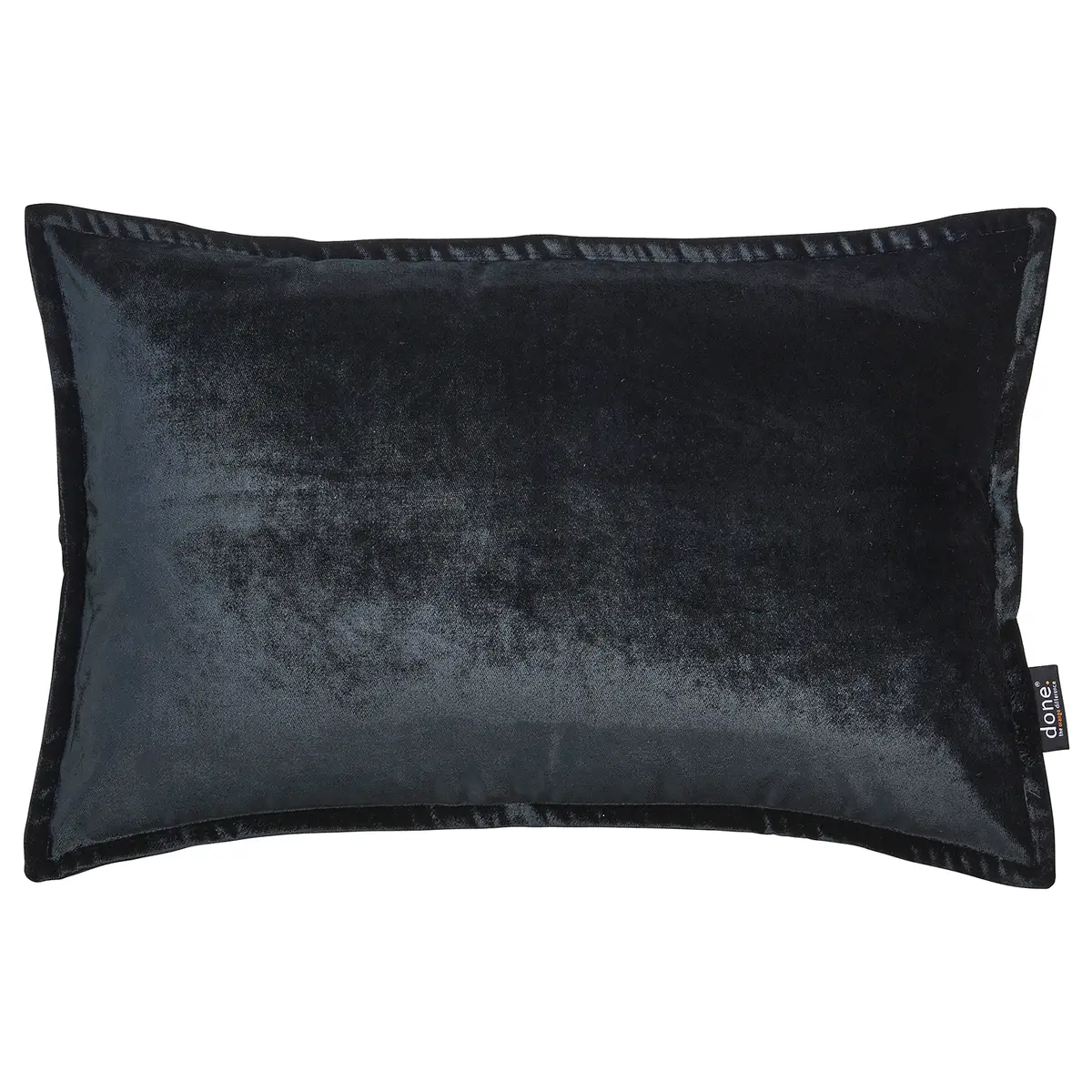 Kissenbezug Glam Grau/Anthrazit 40 x 60cm Samt | Grau