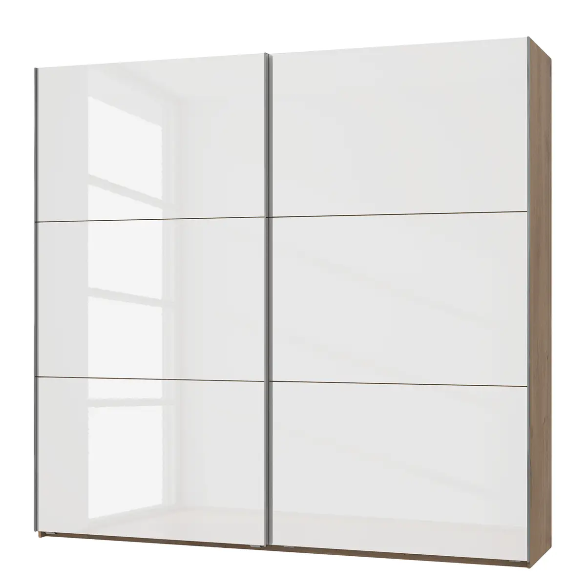 Schwebetürenschrank Level 36 D I | Weiß