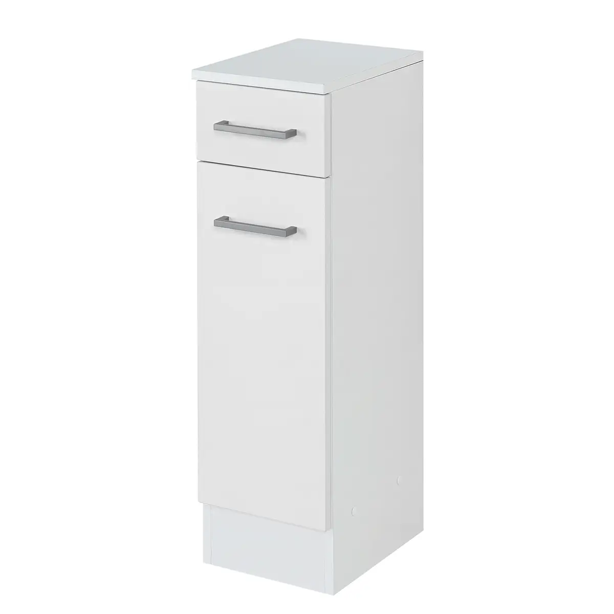 Unterschrank 25cm Weiß/Weiß | Weiß