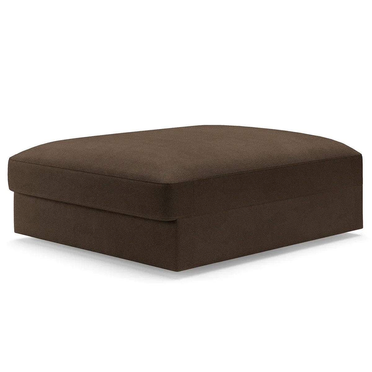 Polsterhocker Big Braun/Espresso Webstoff Palila | Braun