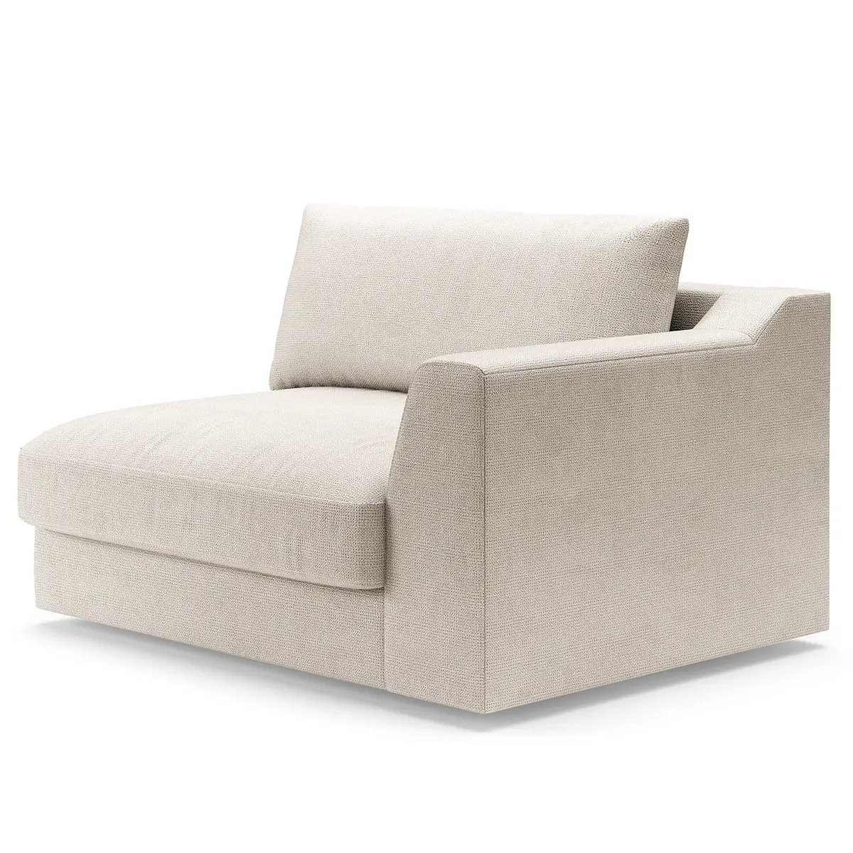 1,5-Sitzer Sofa Beige/Kaschmir Webstoff Palila | Beige