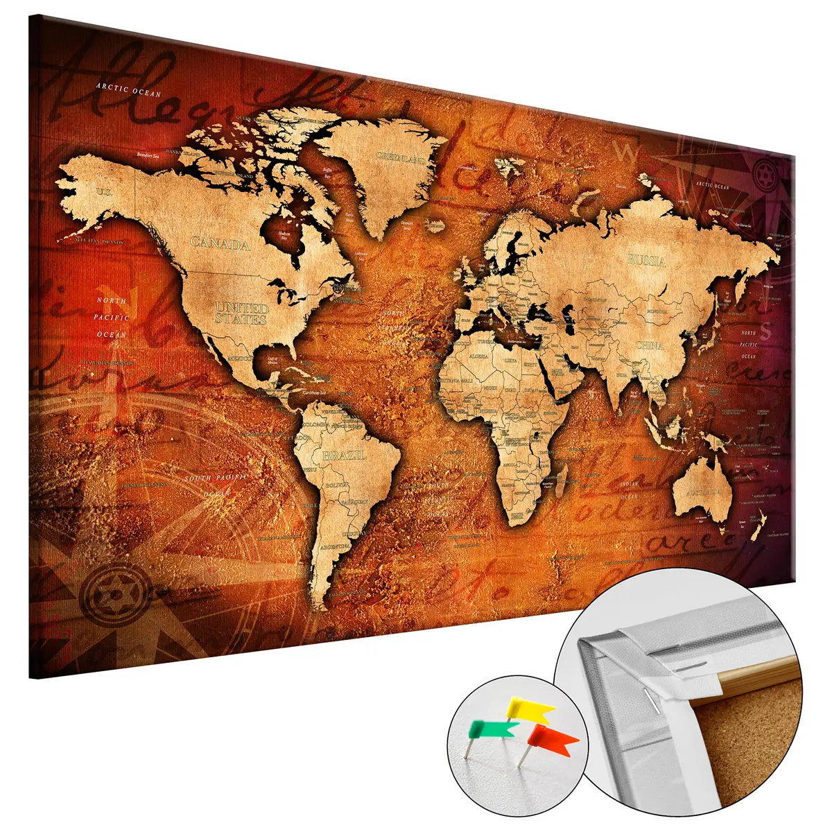 Korkbild Amber World | Braun
