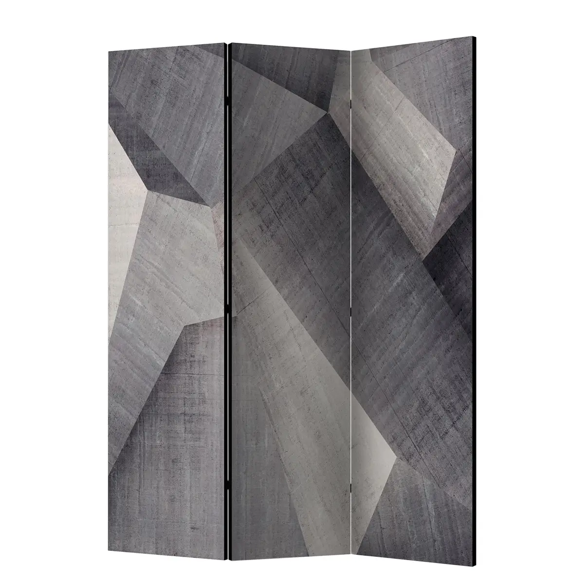 Paravent Abstract Blocks | Grau