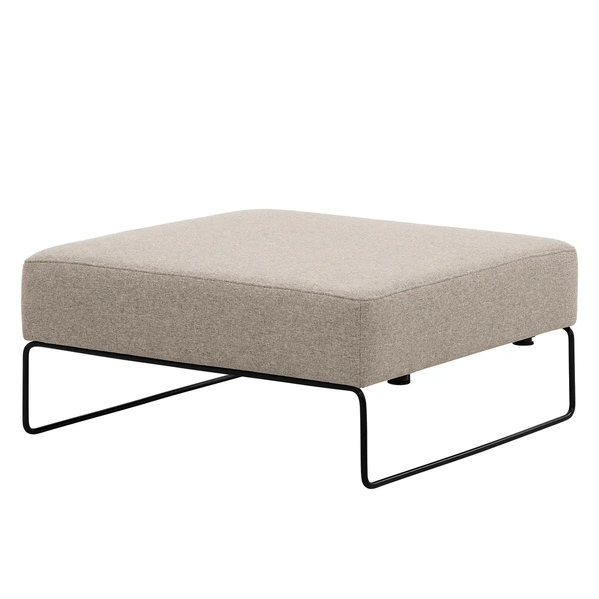 Polsterhocker Litti | Grau