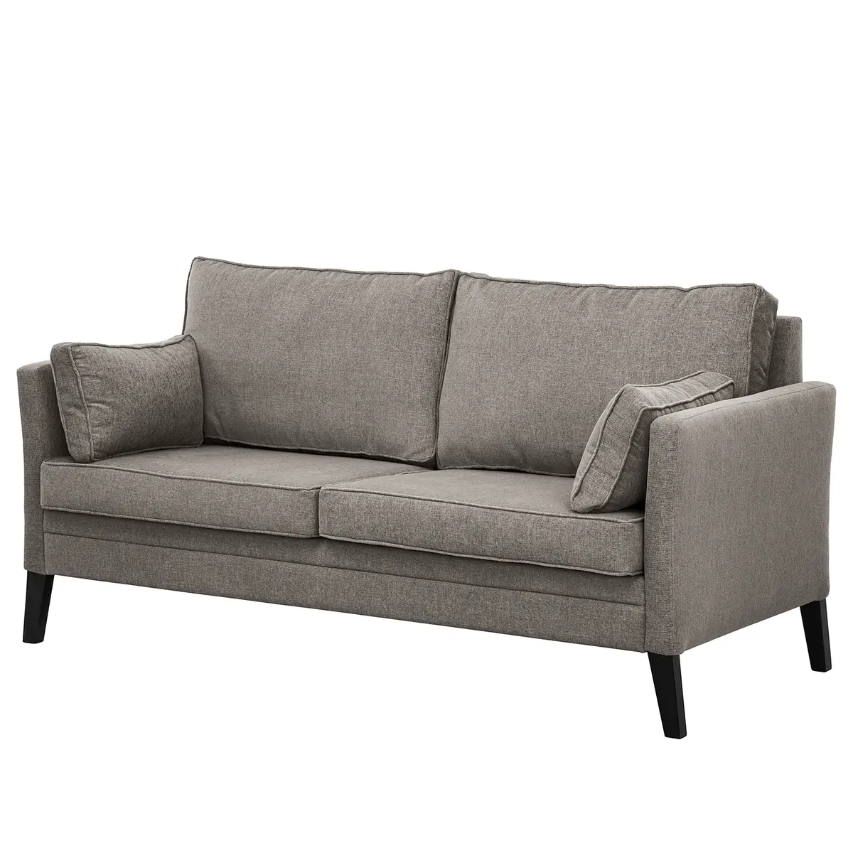 Sofa Voiron I 2,5-Sitzer Grau/Cubanit Webstoff Nere | Grau