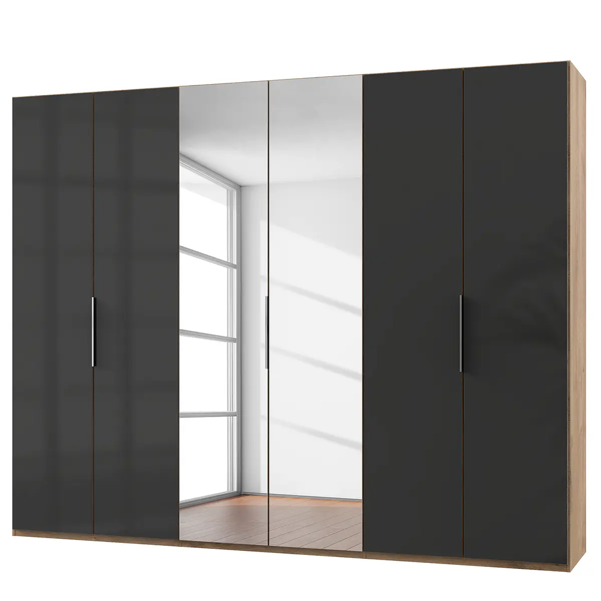 Drehtürenschrank Level 36 C | Braun