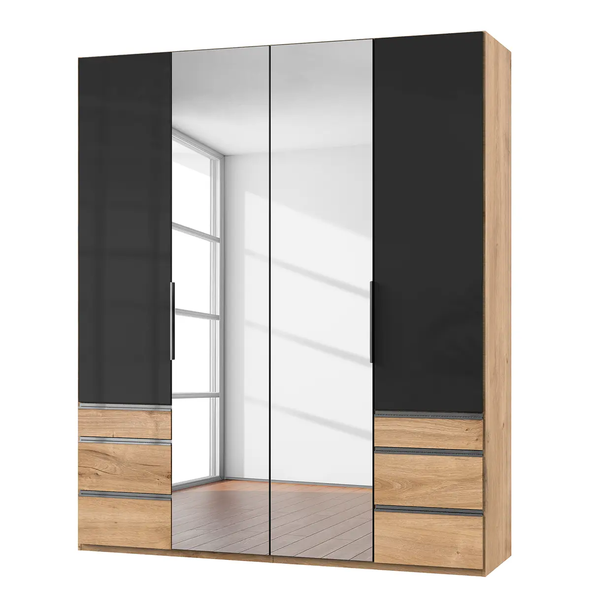 Drehtürenschrank Level 36 C | Braun