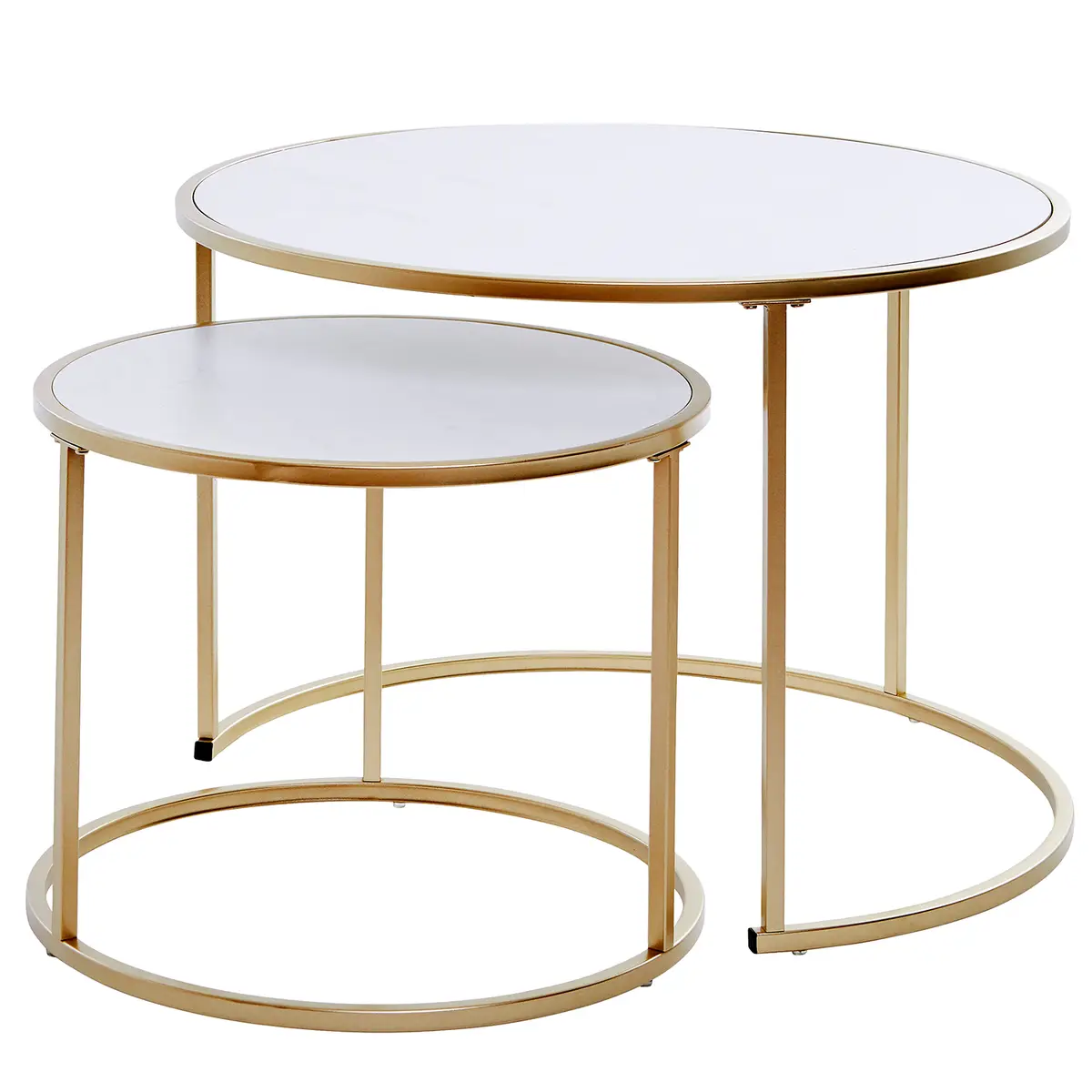 Couchtisch Sol II 2er-Set | Gold