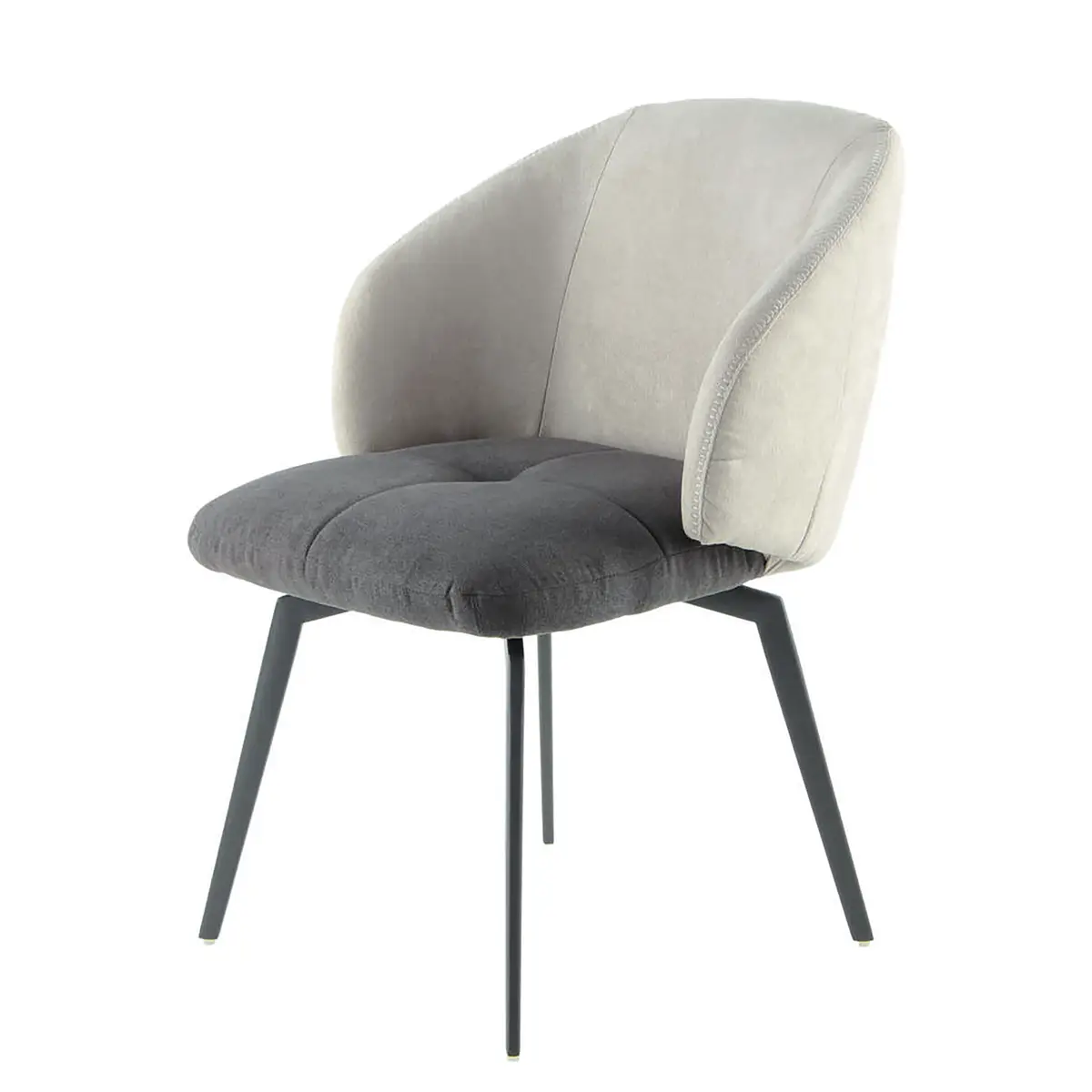 Polsterstuhl Carol II | Grau