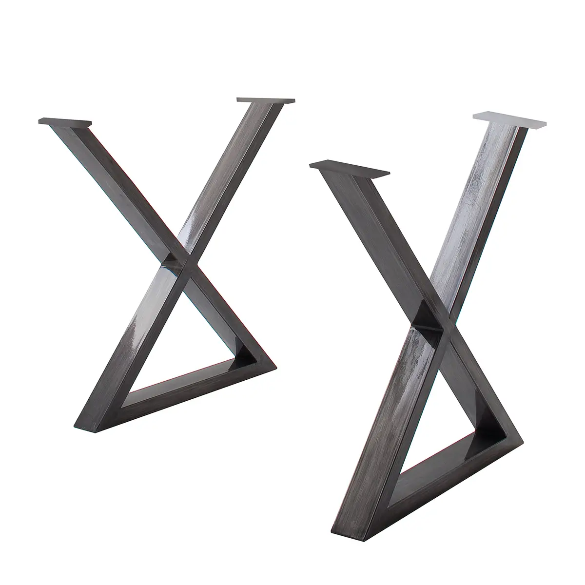 Tischgestell X-Form | Grau