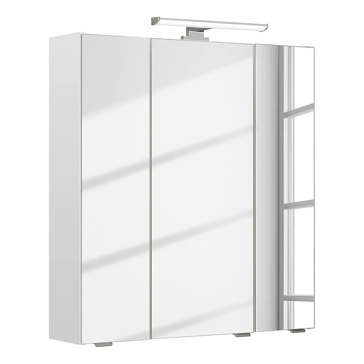 Spiegelschrank 65cm Weiß/Weiß | Weiß