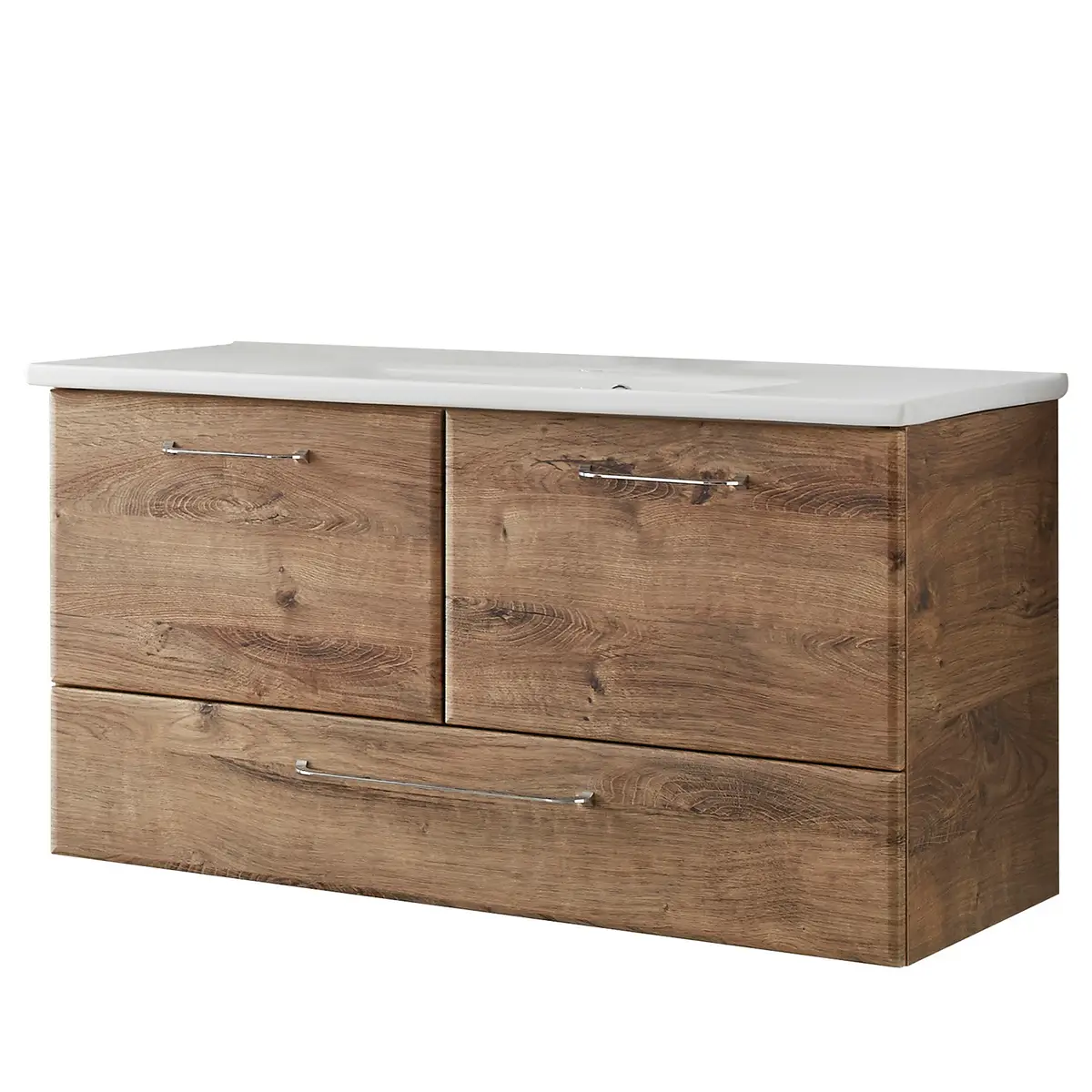 Waschtisch I 100cm Braun/Eiche Dunkel Dekor | Braun