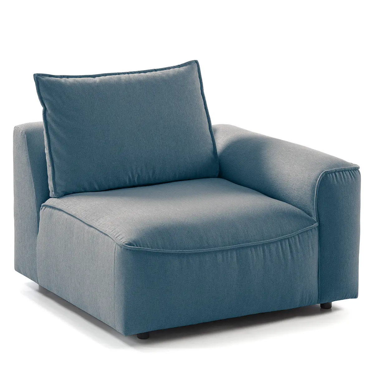 Modulsessel Blau/Blau Webstoff Saia | Blau